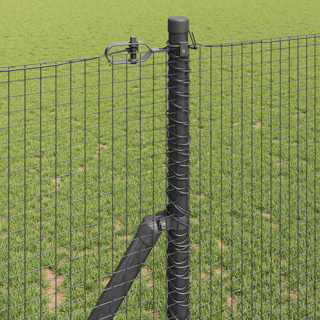 vidaXL Ogrodzenie spawane do mocowania w gruncie 25 x 1,2 m (S x W)