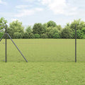 vidaXL Ogrodzenie spawane do mocowania w gruncie 25 x 1,2 m (S x W)