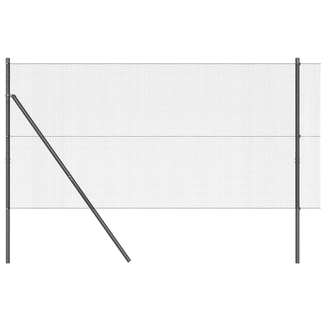 vidaXL Ogrodzenie spawane do mocowania w gruncie 25 x 1,4 m (S x W)