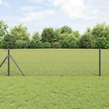 vidaXL Ogrodzenie z spawanej siatki do mocowania w ziemi 50 x 0,6 m