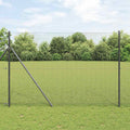 vidaXL Ogrodzenie spawane do mocowania w gruncie 50 x 1,4 m (S x W)