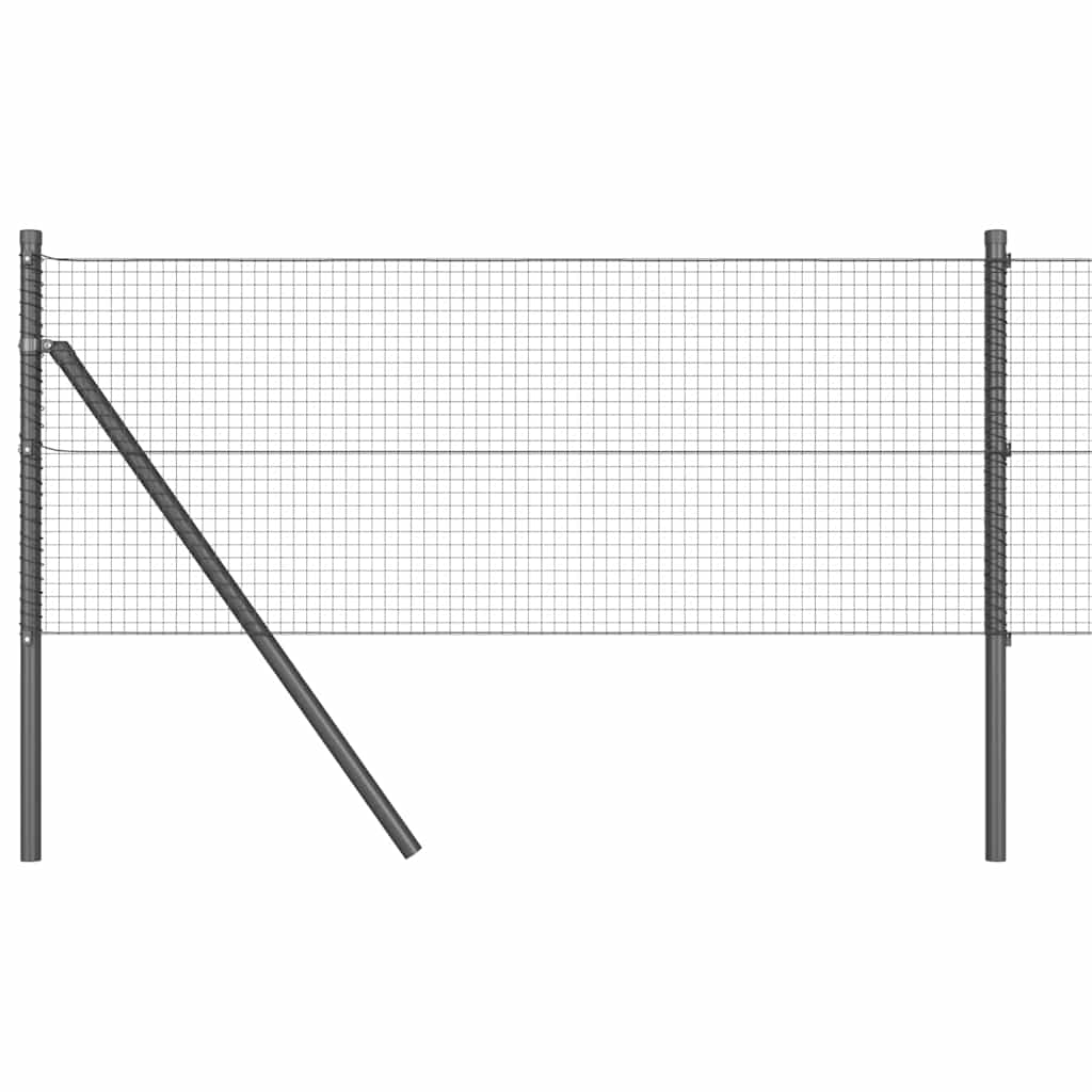 vidaXL Ogrodzenie spawane do mocowania w gruncie 100 x 0,6 m (S x W)