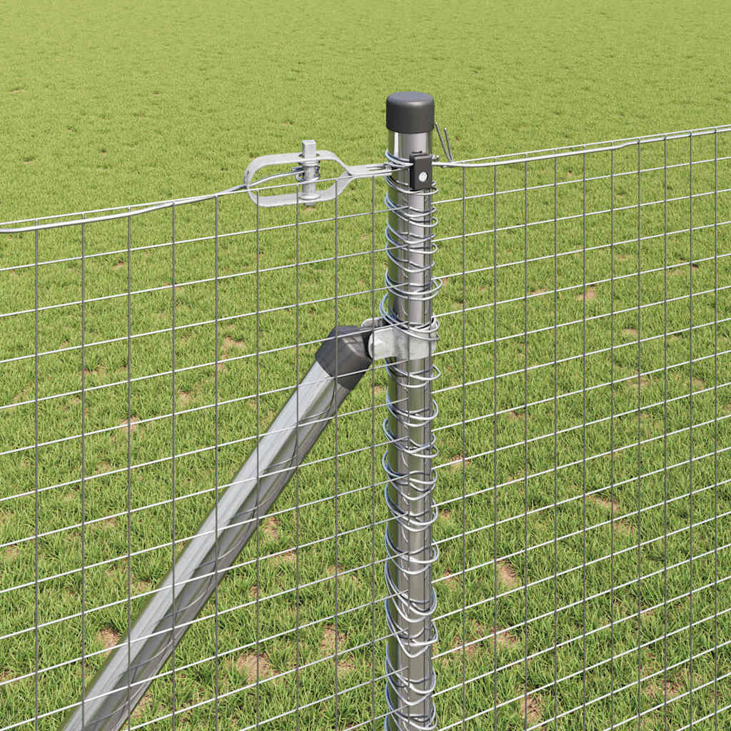 vidaXL Ogrodzenie z drutu spawanego z kolcami 25 x 1,2 m (S x W)