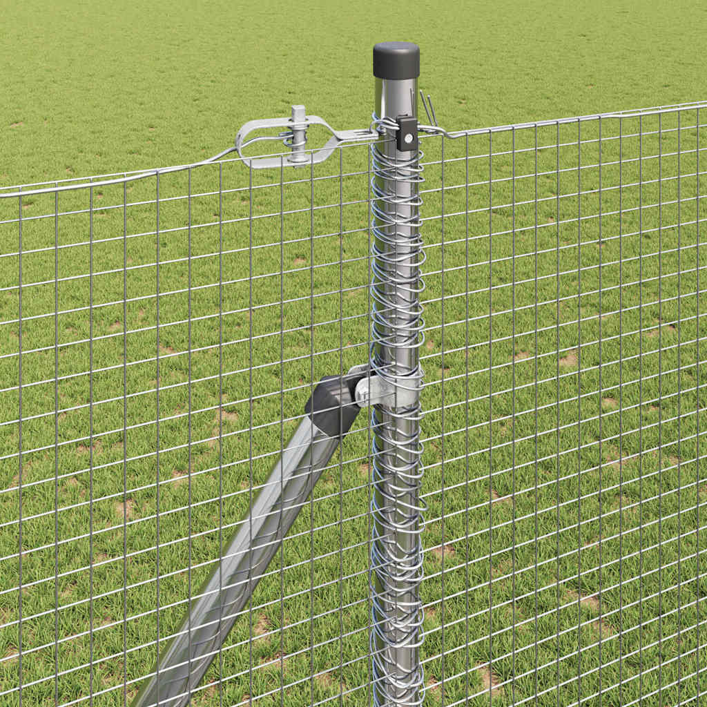 vidaXL Ogrodzenie z drutu spawanego z kolcami 50 x 1,5 m (S x W)