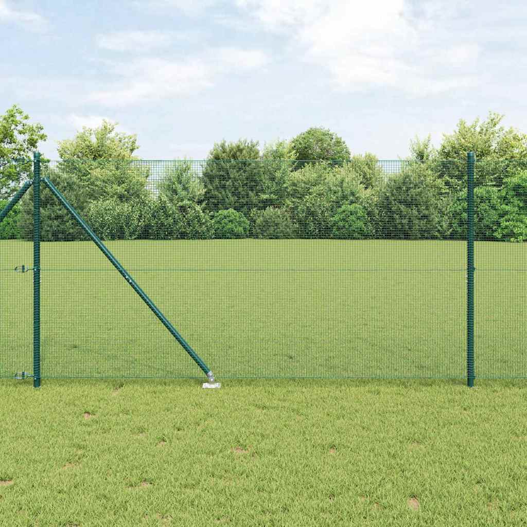 vidaXL Ogrodzenie z drutu spawanego z kolcami 25 x 1,4 m (S x W)
