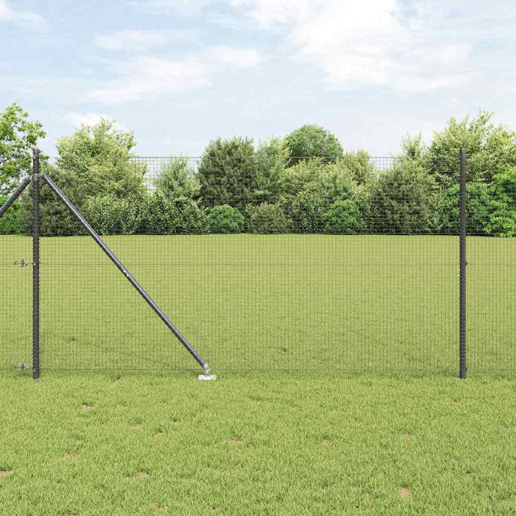 vidaXL Ogrodzenie z drutu spawanego z kolcami 10 x 1,4 m (S x W)