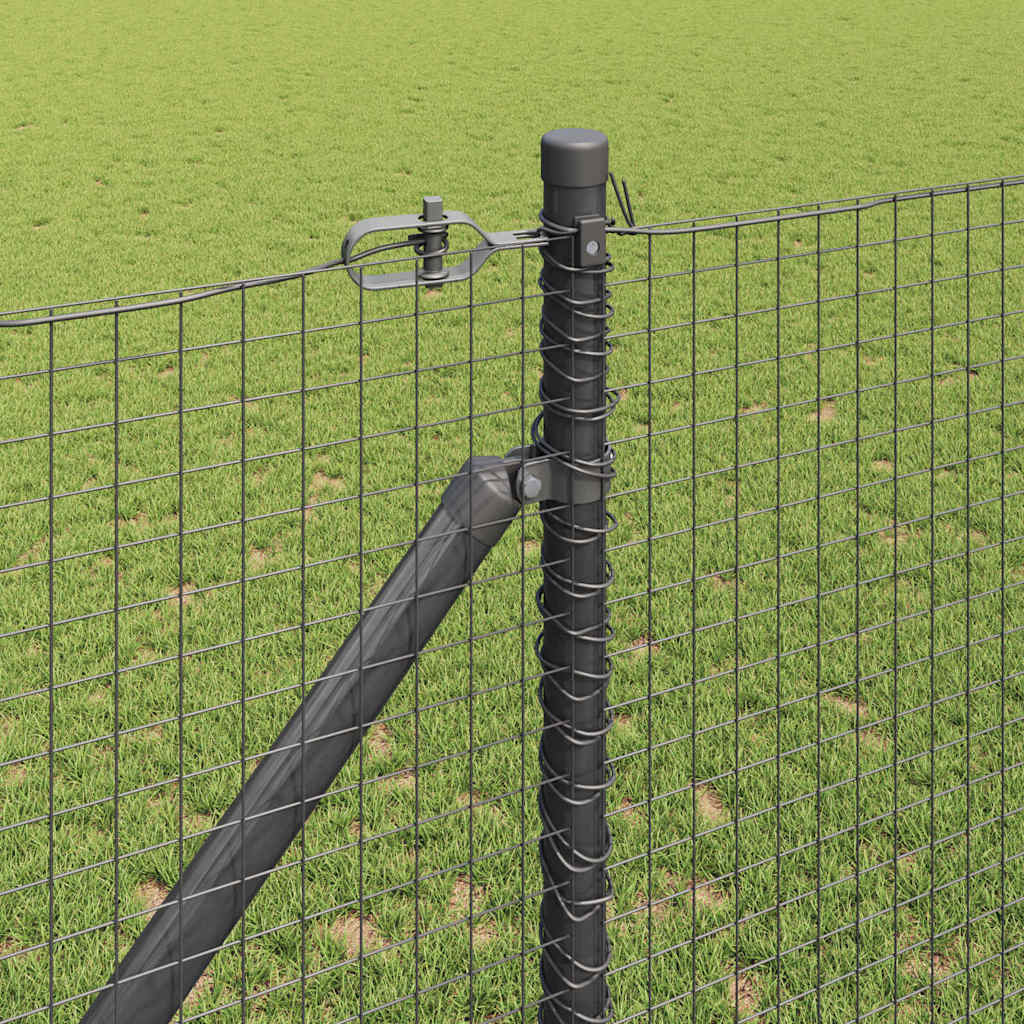 vidaXL Ogrodzenie z drutu spawanego z kolcami 10 x 1,4 m (S x W)