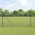 vidaXL Ogrodzenie z drutu spawanego z kolcami 10 x 1,5 m (S x W)