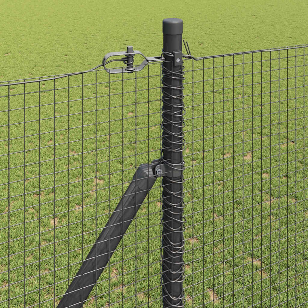 vidaXL Ogrodzenie z drutu spawanego z kolcami 10 x 1,5 m (S x W)