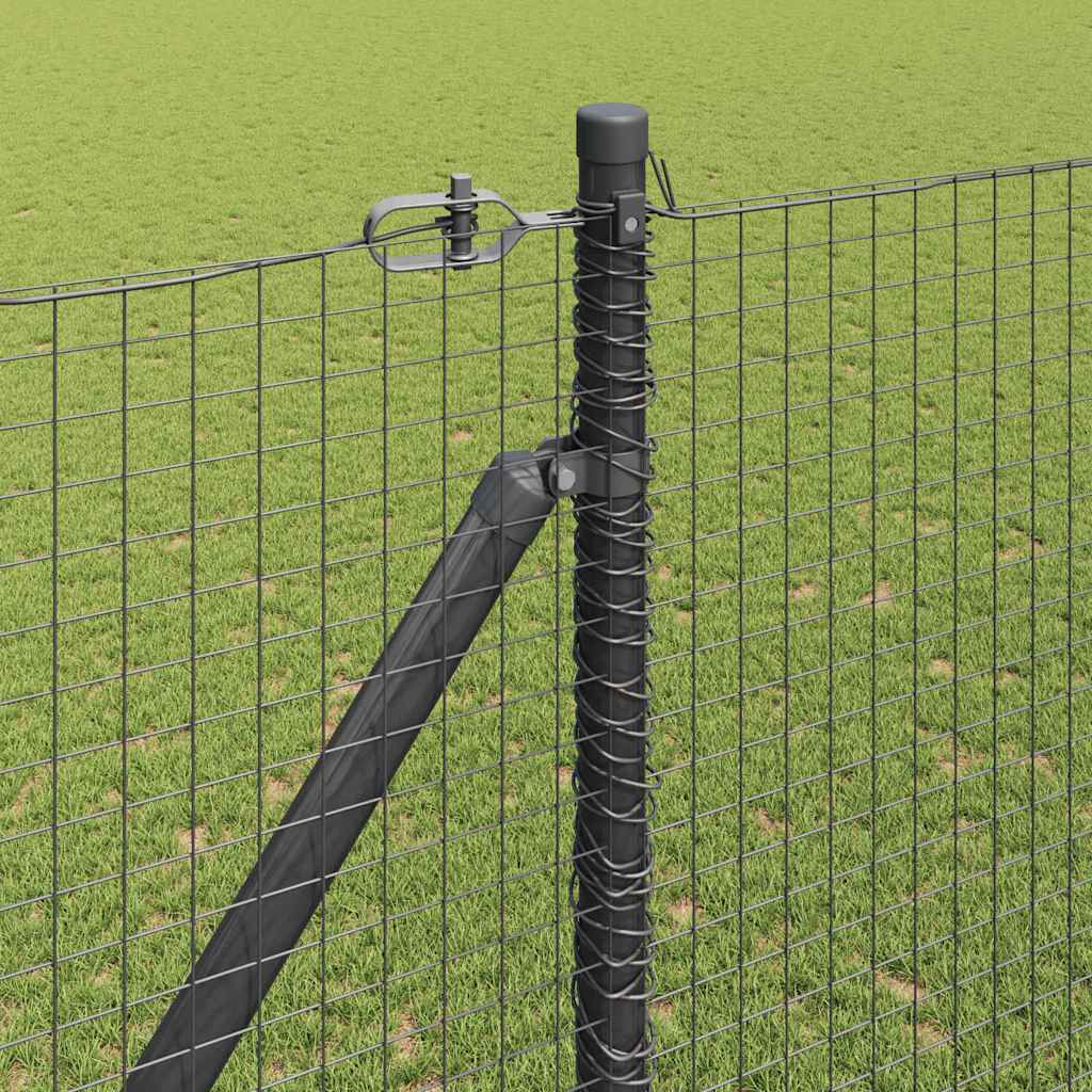 vidaXL Ogrodzenie z drutu spawanego z kolcami 10 x 1,5 m (S x W)