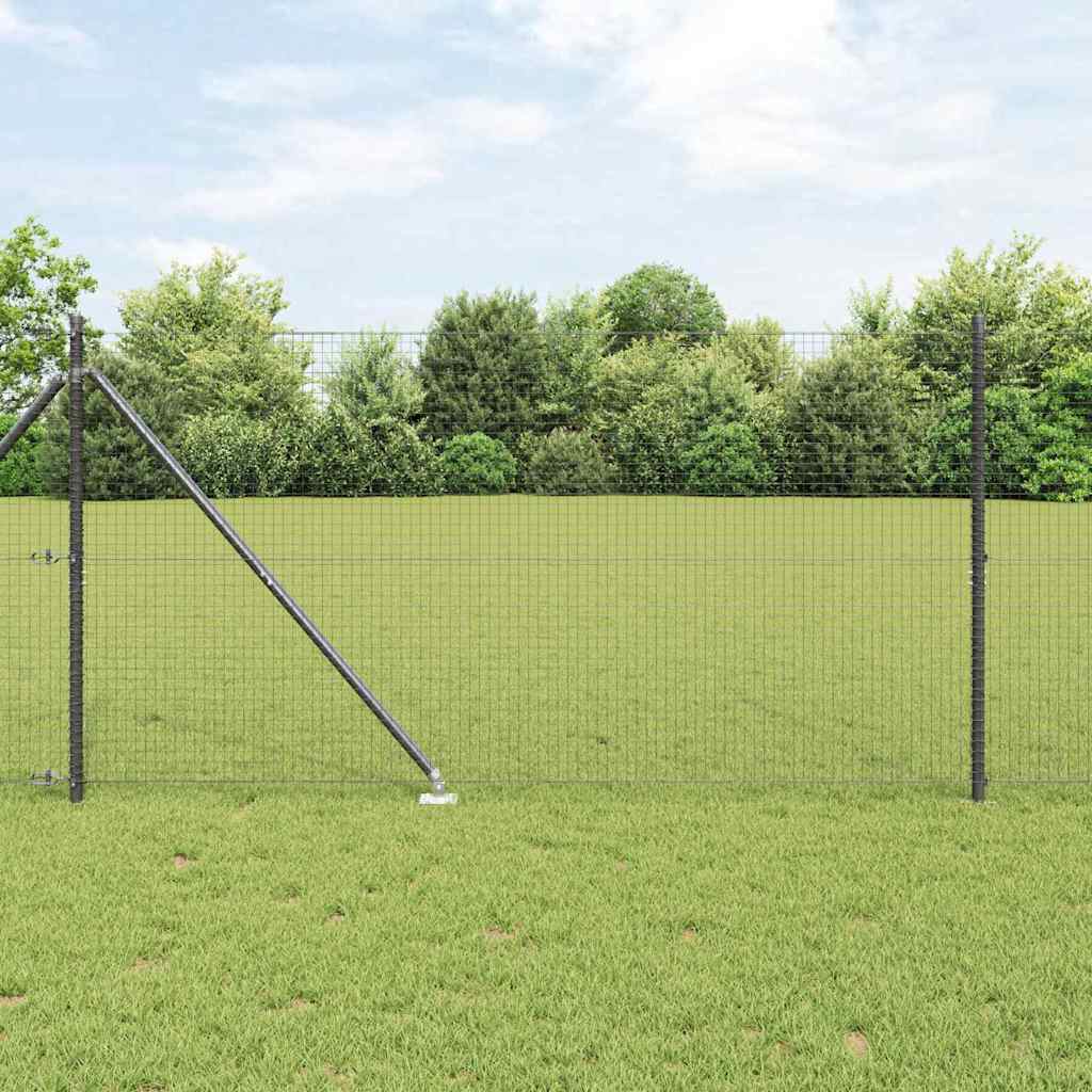 vidaXL Ogrodzenie z drutu spawanego z kolcami 25 x 1,4 m (S x W)