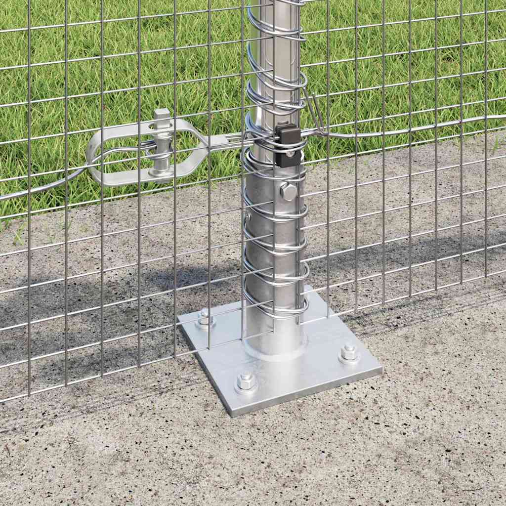 vidaXL Ogrodzenie z drutu spawanego z betonową podstawą 50 x 0,4 m