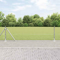 vidaXL Ogrodzenie z drutu spawanego z betonową podstawą 50 x 0,4 m