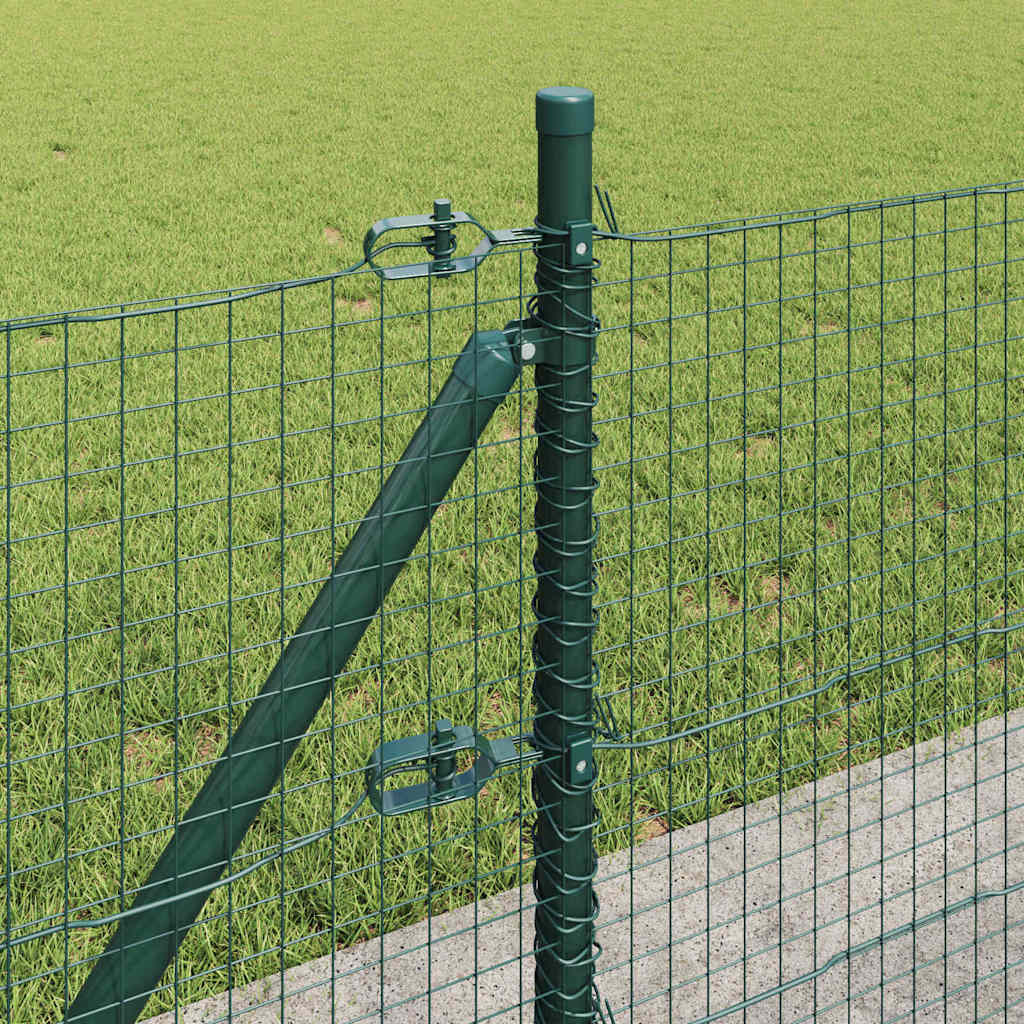 vidaXL Ogrodzenie z drutu spawanego z betonową podstawą 10 x 0,5 m