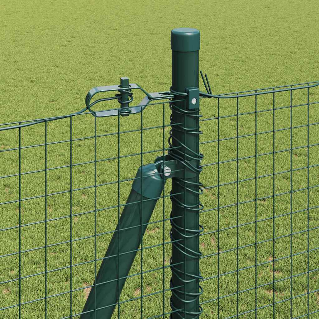 vidaXL Ogrodzenie z drutu spawanego z betonową podstawą 10 x 1,6 m