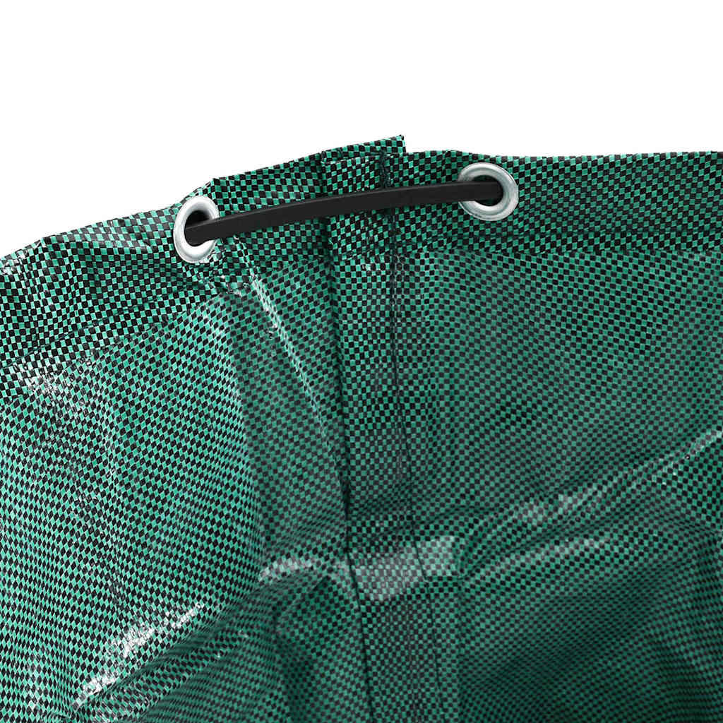 vidaXL Torby na odpady do ogrodu 4 pcs Zielony 66 x 66 x 83,5 cm