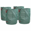 vidaXL Torby na odpady do ogrodu 4 pcs Zielony 66 x 66 x 83,5 cm