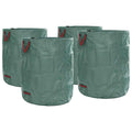 vidaXL Torby na odpady do ogrodu 4 pcs Zielony 79 x 79 x 99,5 cm