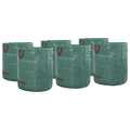 vidaXL Torby na odpady do ogrodu 12 pcs Zielony 45 x 45 x 76 cm