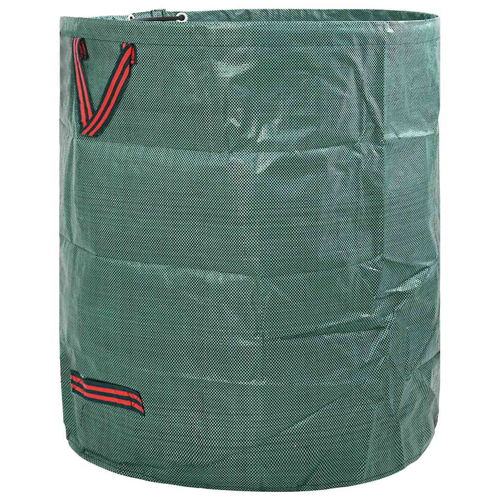vidaXL Torby na odpady do ogrodu 12 pcs Zielony 67 x 67 x 75,5 cm