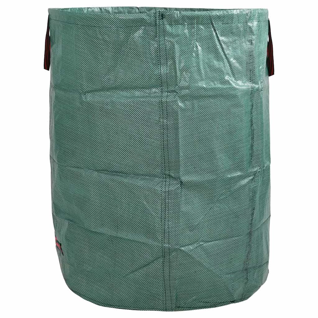 vidaXL Torby na odpady do ogrodu 12 pcs Zielony 66 x 66 x 83,5 cm