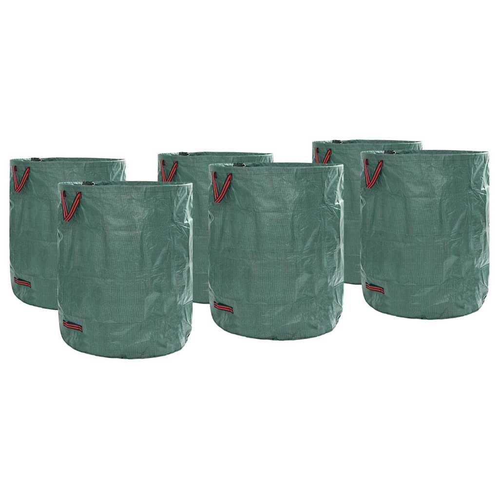 vidaXL Torby na odpady do ogrodu 12 pcs Zielony 79 x 79 x 99,5 cm