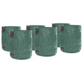 vidaXL Torby na odpady do ogrodu 12 pcs Zielony 79 x 79 x 99,5 cm