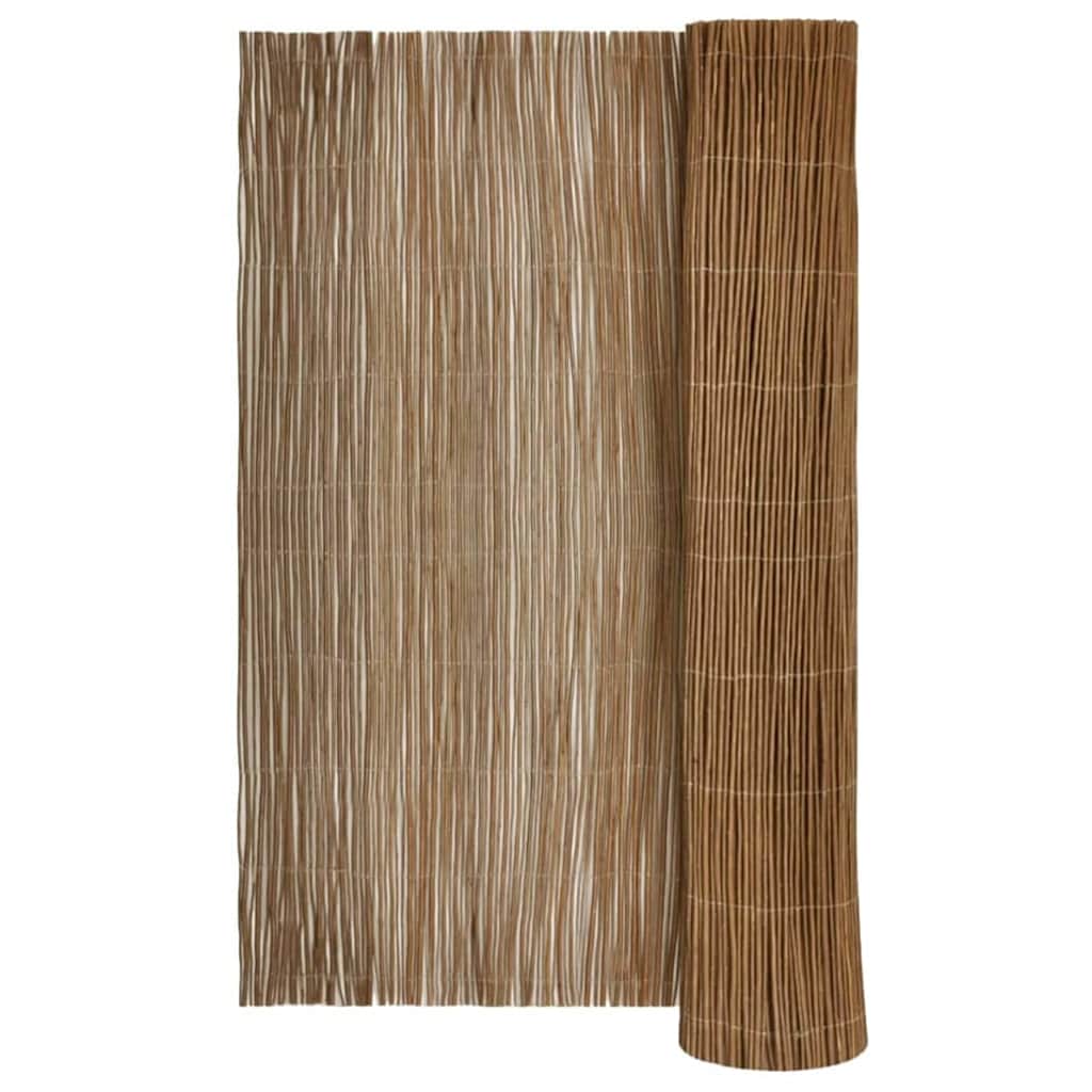 vidaXL Ogrodzenie Wierzbowе Naturalny 170 x 500 cm Wierzba