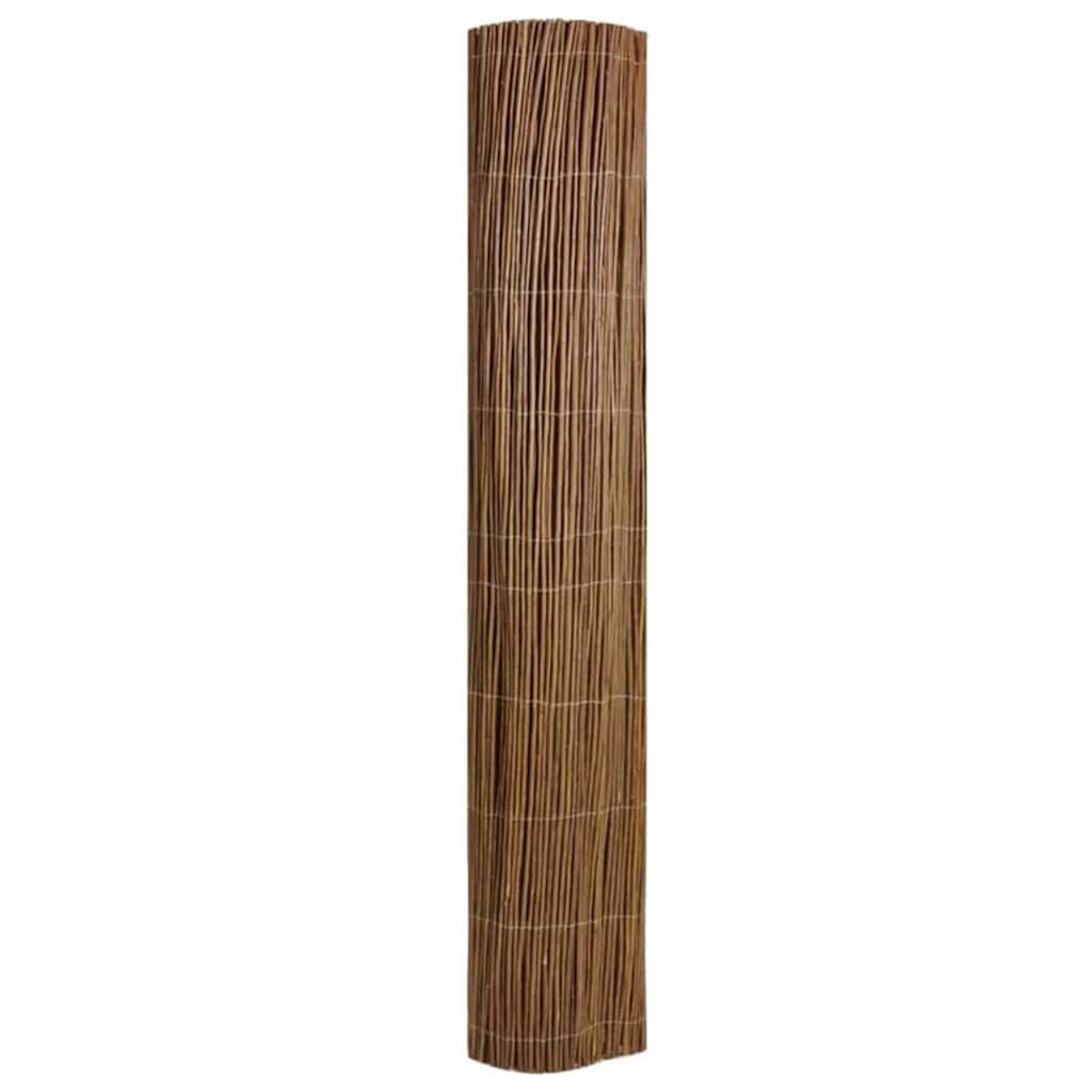 vidaXL Ogrodzenie Wierzbowе Naturalny 180 x 500 cm Wierzba
