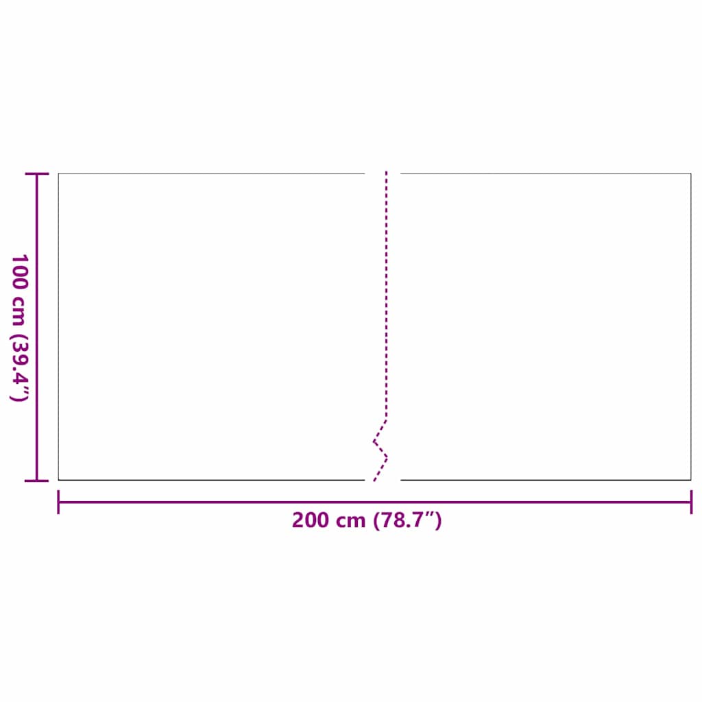 vidaXL Sztuczna trawa 200 x 100 x 3 cm PP i PE