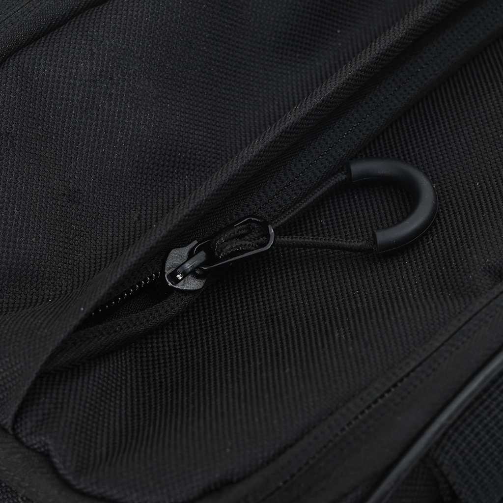 vidaXL Torba rowerowa Czarny 38 x 16 x 16 cm Poliester