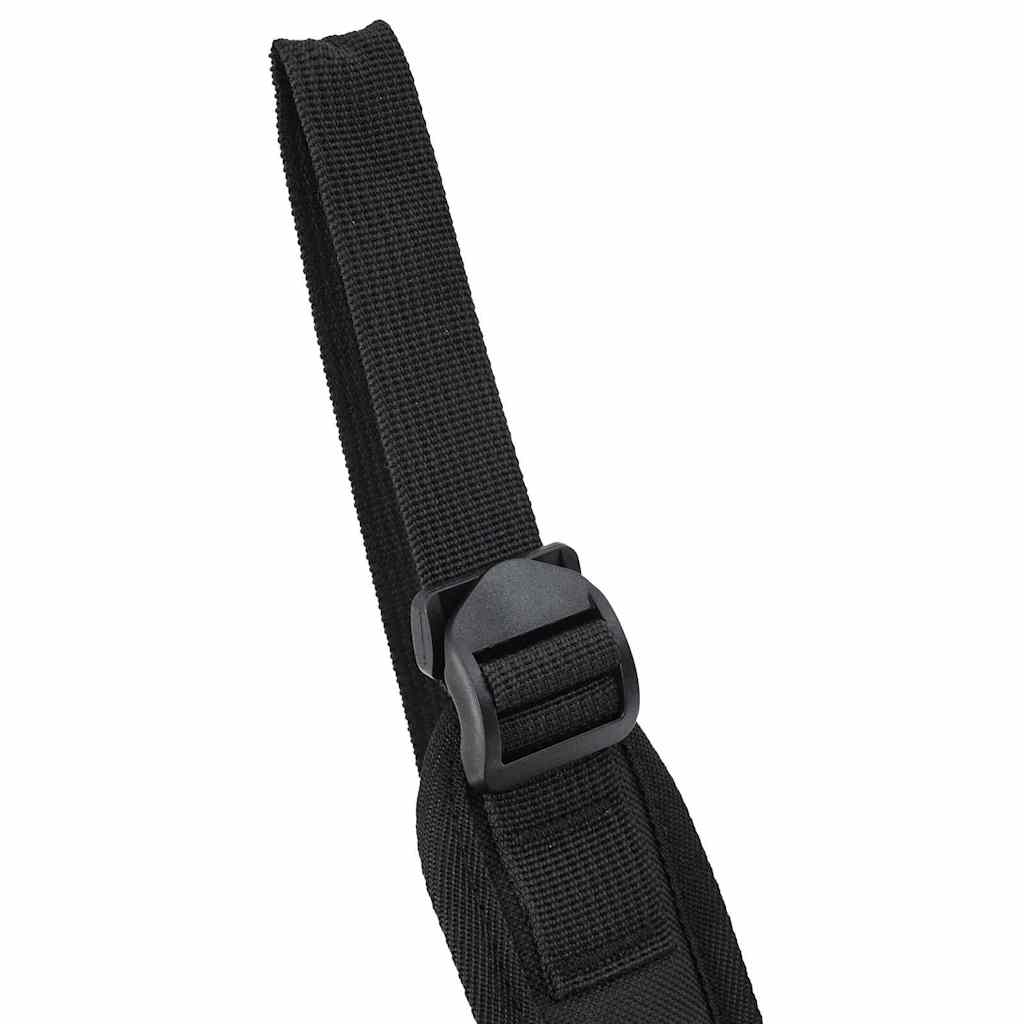 vidaXL Torba rowerowa Czarny 38 x 16 x 16 cm Poliester