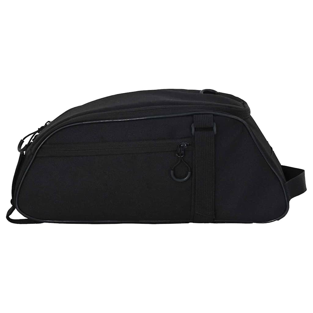 vidaXL Torba rowerowa Czarny 38 x 16 x 16 cm Poliester