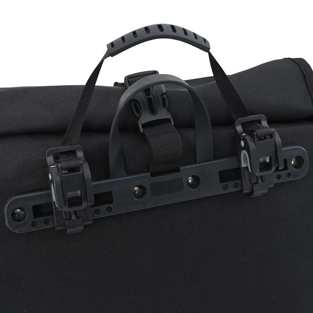 vidaXL Torba rowerowa Czarny 32,5 x 17 x 57 cm Poliester