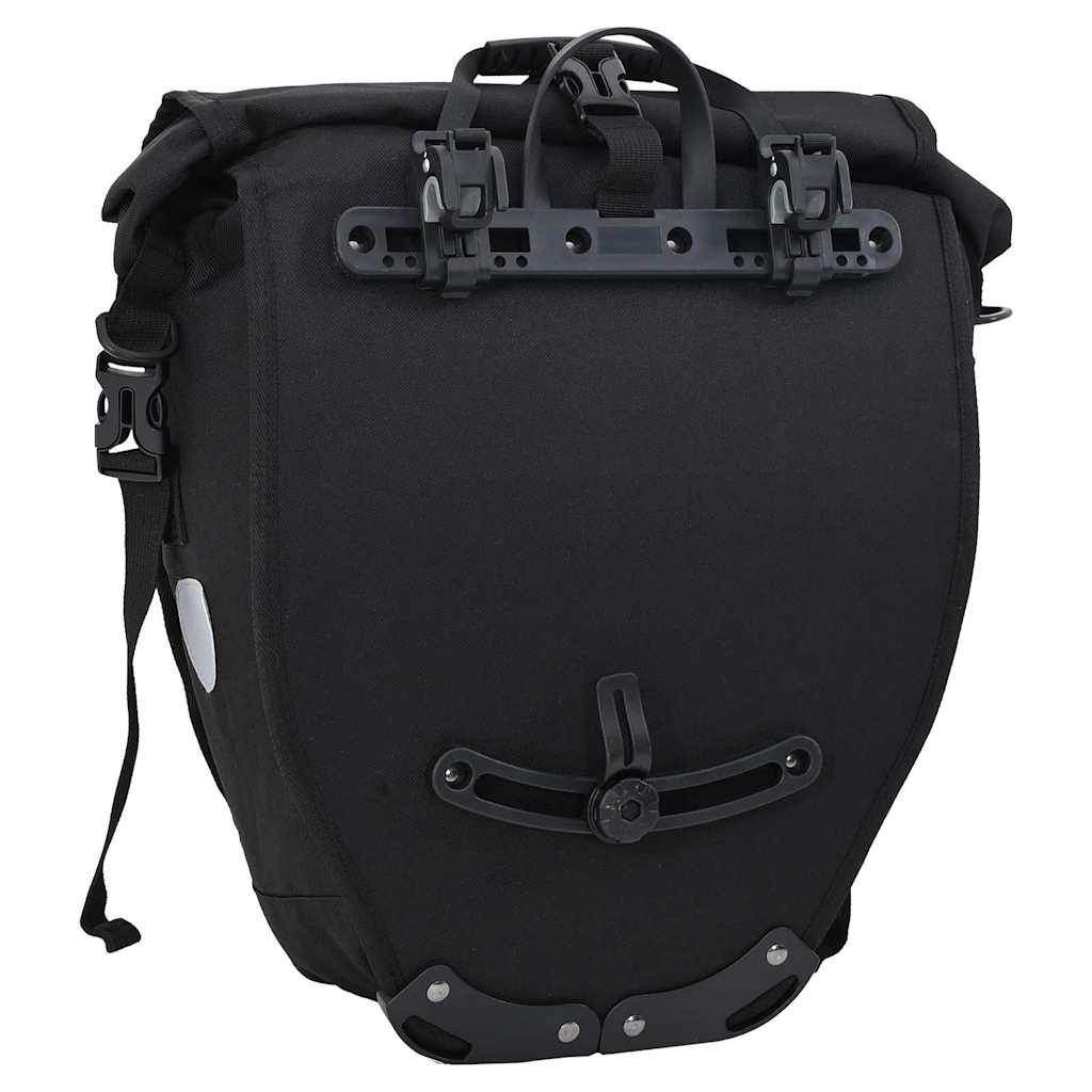 vidaXL Torba rowerowa Czarny 32,5 x 17 x 57 cm Poliester