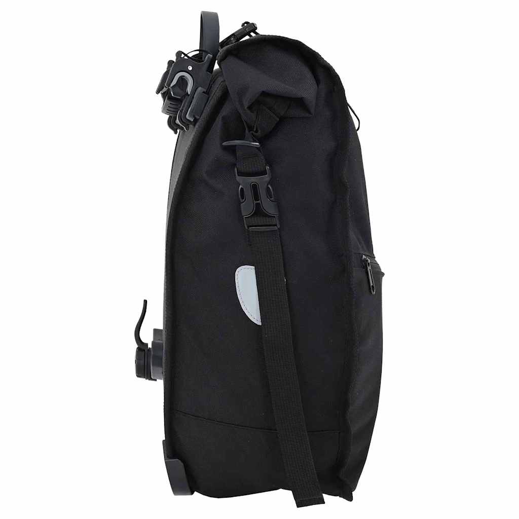 vidaXL Torba rowerowa Czarny 32,5 x 17 x 57 cm Poliester