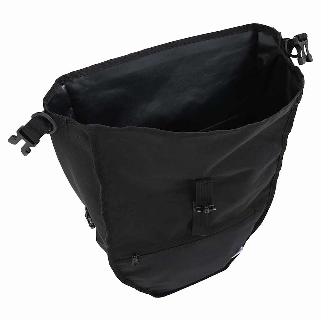 vidaXL Torba rowerowa Czarny 32,5 x 17 x 57 cm Poliester