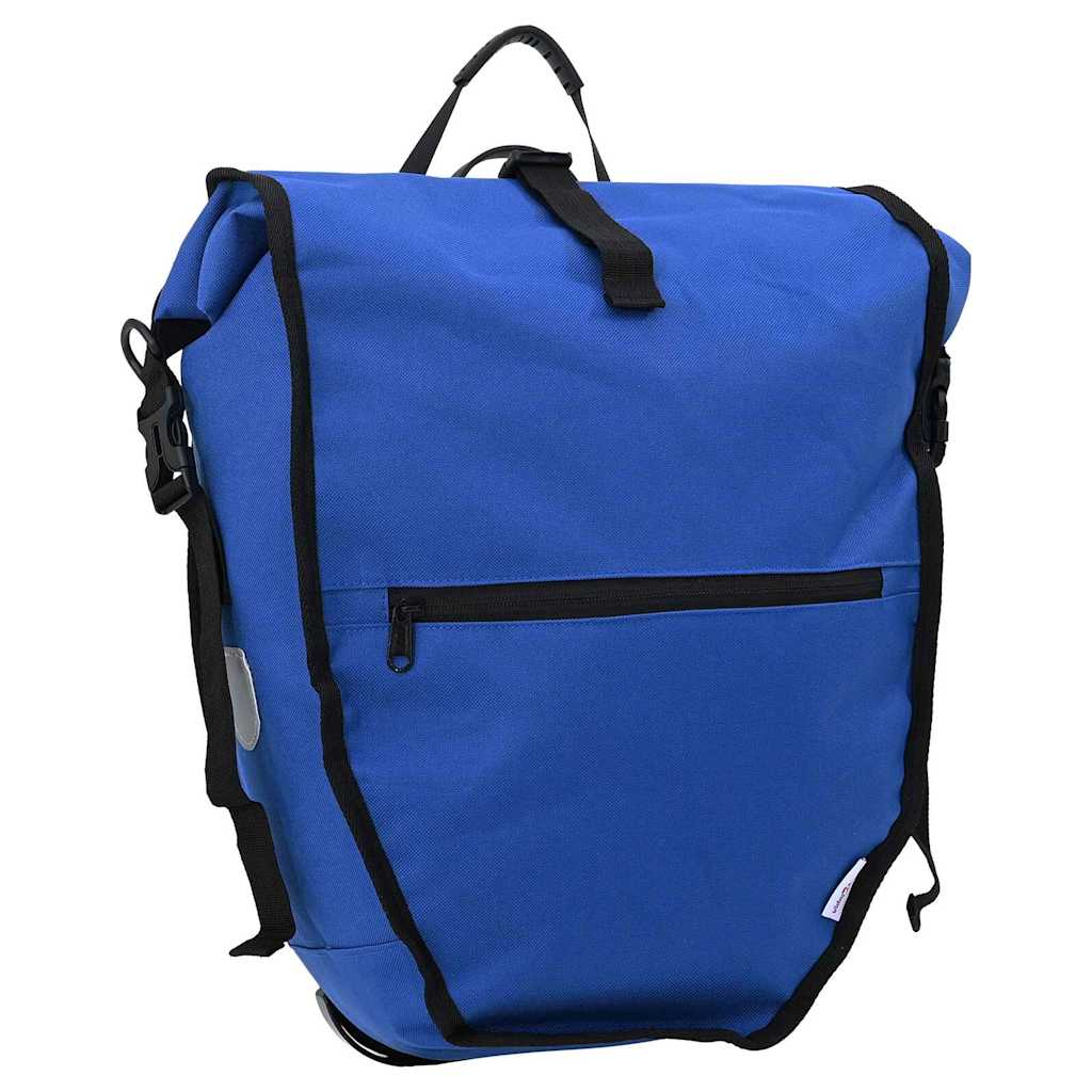 vidaXL Torba rowerowa Niebieski 32,5 x 17 x 57 cm Poliester