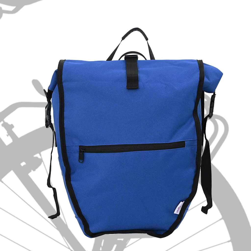 vidaXL Torba rowerowa Niebieski 32,5 x 17 x 57 cm Poliester