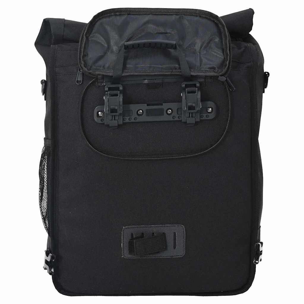 vidaXL Torba rowerowa Czarny 33 x 16 x 60 cm Poliester