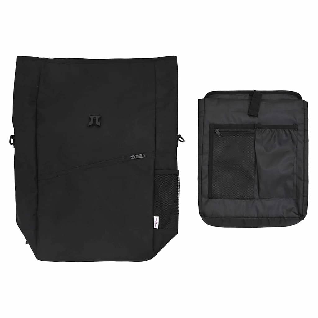 vidaXL Torba rowerowa Czarny 33 x 16 x 60 cm Poliester
