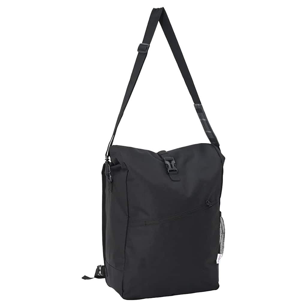 vidaXL Torba rowerowa Czarny 33 x 16 x 60 cm Poliester