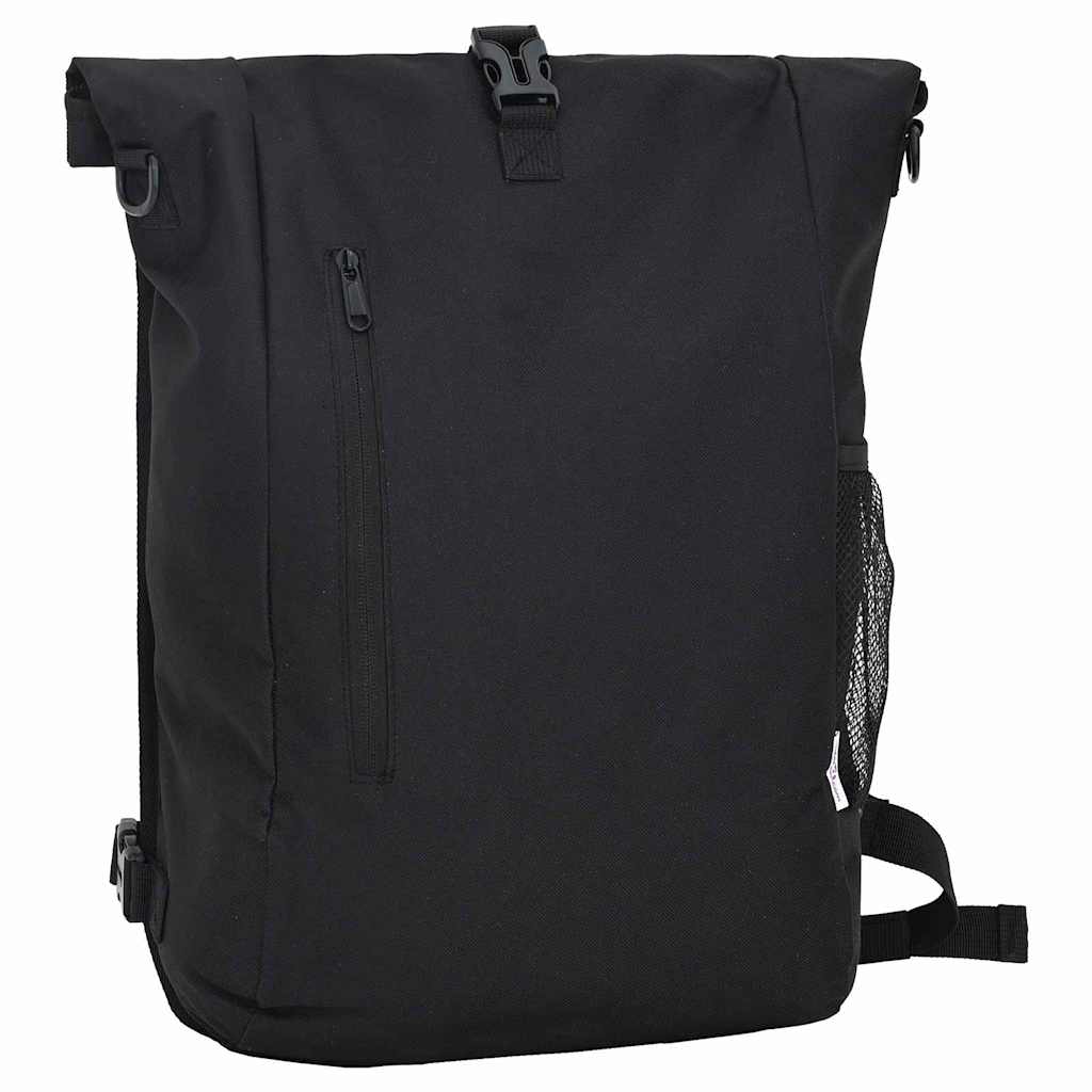 vidaXL Torba rowerowa Czarny 31 x 13 x 58 cm Poliester