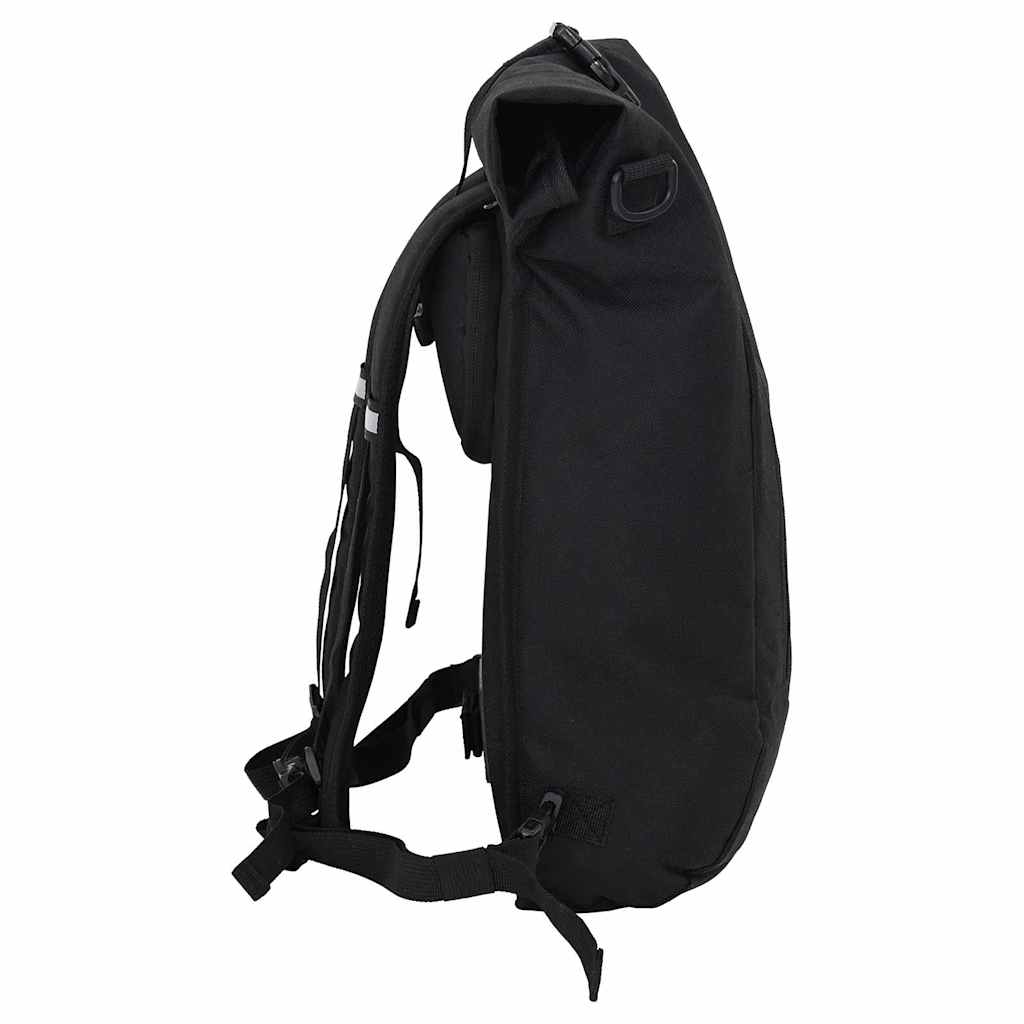 vidaXL Torba rowerowa Czarny 31 x 13 x 58 cm Poliester