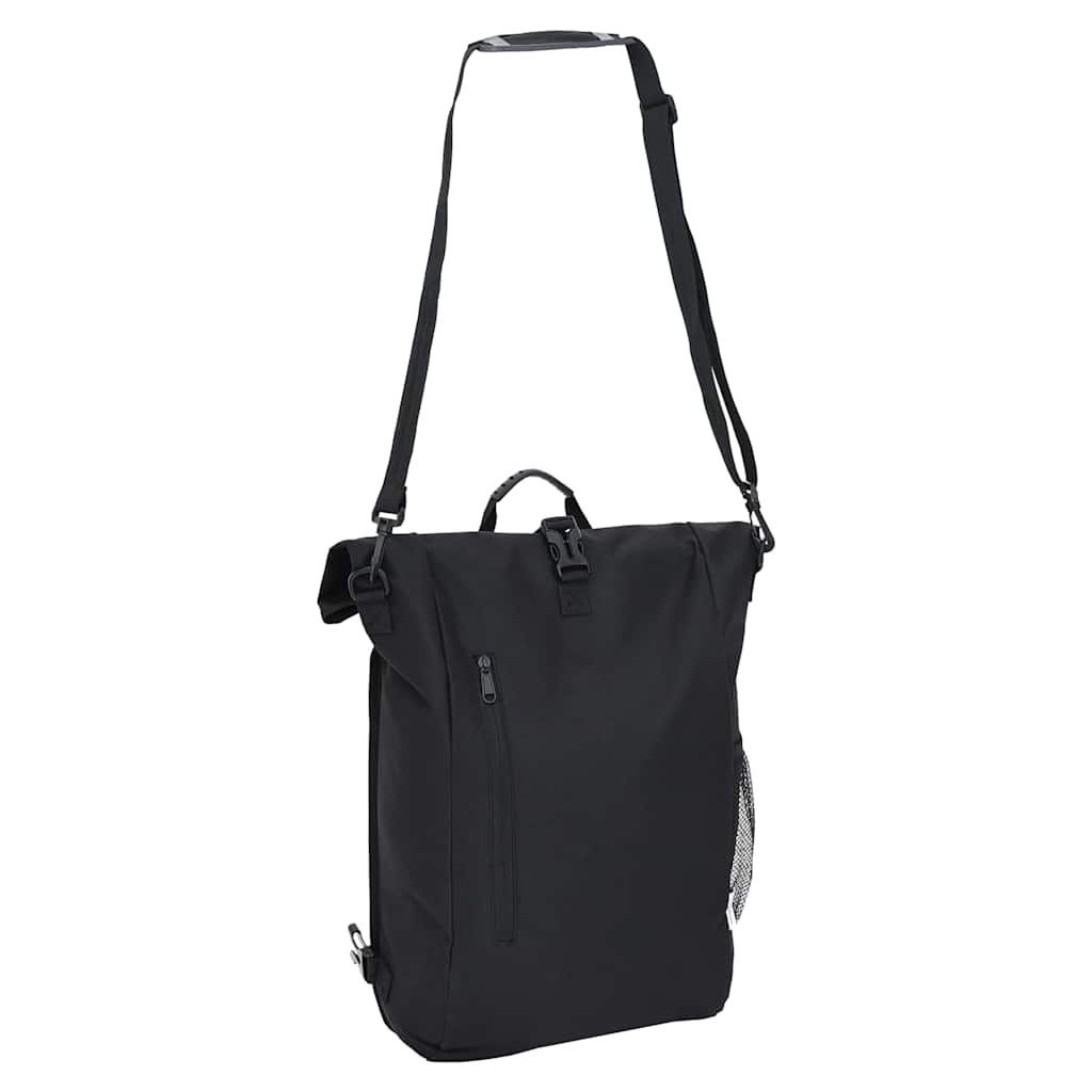vidaXL Torba rowerowa Czarny 31 x 13 x 58 cm Poliester