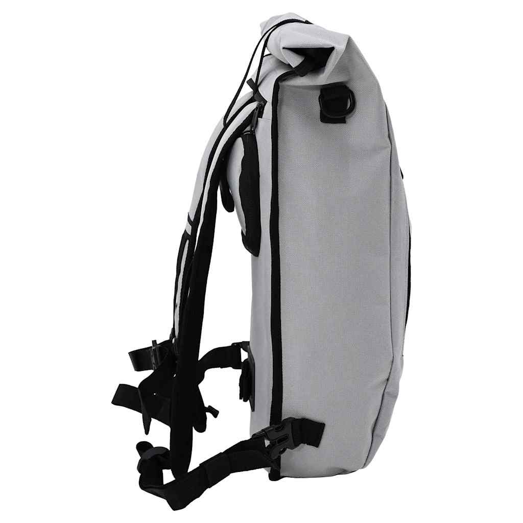 vidaXL Torba rowerowa Szary 31 x 13 x 58 cm Poliester