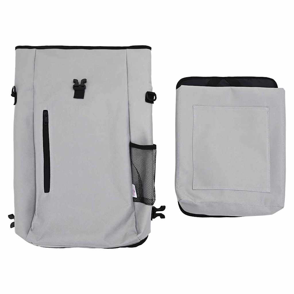 vidaXL Torba rowerowa Szary 31 x 13 x 58 cm Poliester