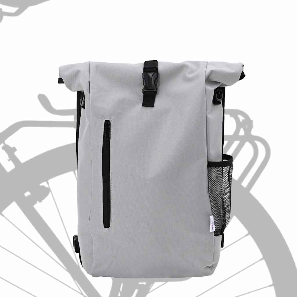 vidaXL Torba rowerowa Szary 31 x 13 x 58 cm Poliester