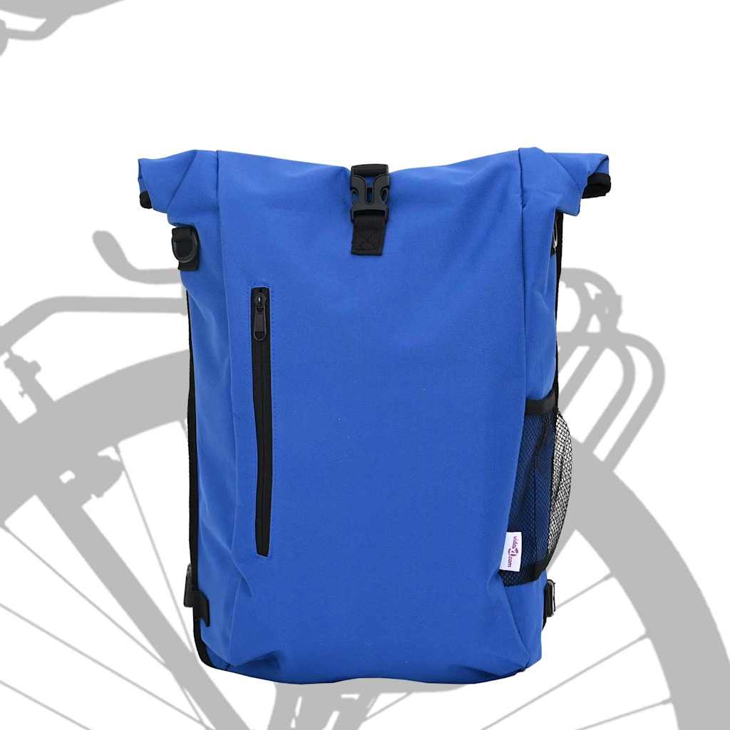 vidaXL Torba rowerowa Niebieski 31 x 13 x 58 cm Poliester