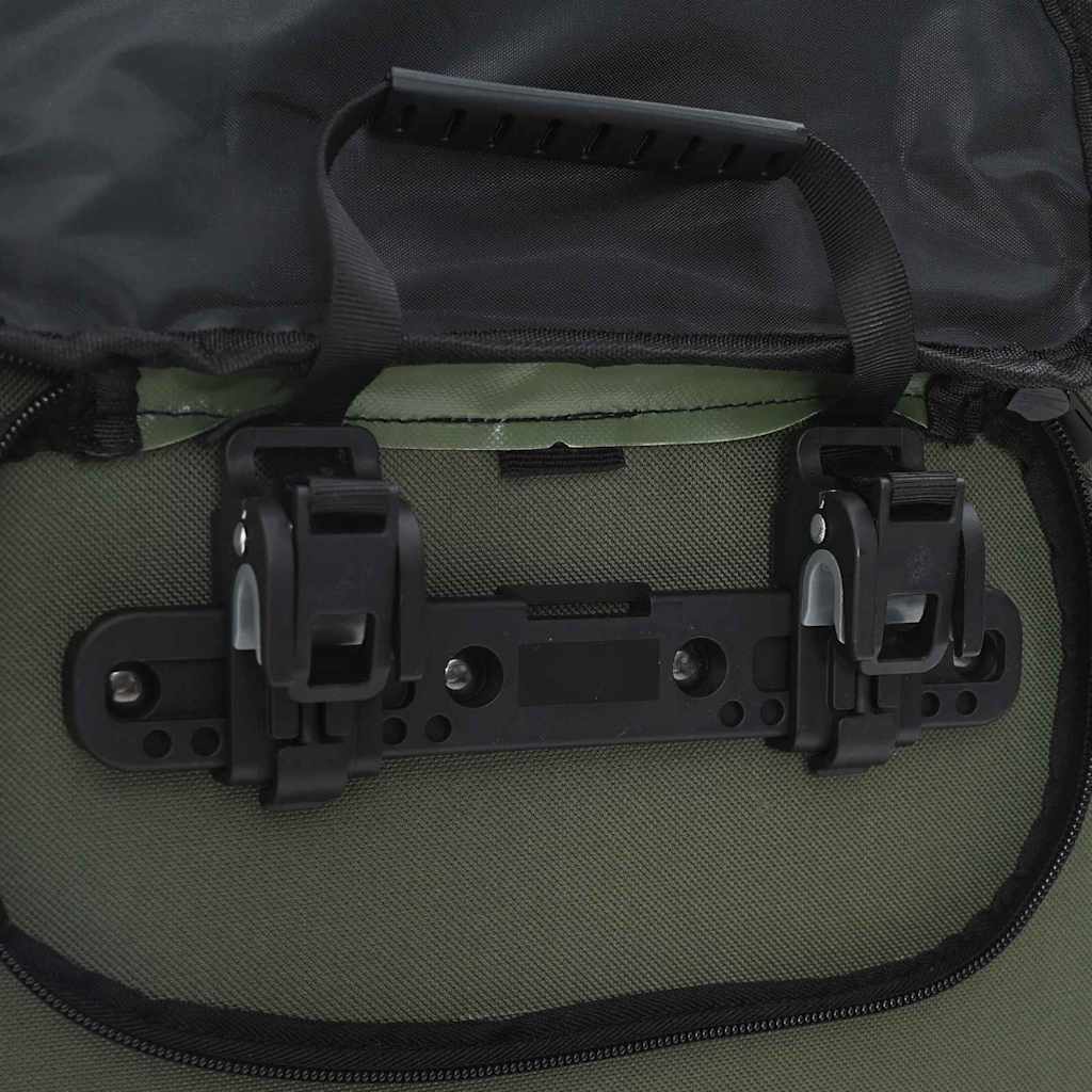 vidaXL Torba rowerowa Oliwkowy 31 x 13 x 58 cm Poliester